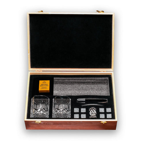 Chivas Regal 12 Year Old Whisky Gift Box with Accessories and Savoury Biscuits